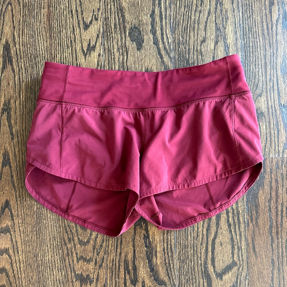 Lululemon Speed Up Mid-Rise Lined Short 2.5” Size 4.